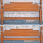 Vintage Antique Old Reclaimed Salvaged Early American Colonial SOLID Maple Wood Wooden Full Size Bedstead Bedframe Headboard Footboard Set