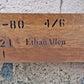 Vintage Antique Old Reclaimed Salvaged Ethan Allen Early American Colonial Maple Wood Wooden Full Size Bedstead Bed Frame Head Foot Board