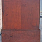 Vintage Antique Old Mid Century Modern Mahogany Wood Bow Front China Glass Display Hutch Bookcase Sideboard Storage Credenza Curio Cabinet
