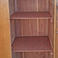Antique Vintage Old Reclaimed Salvaged Art Deco Solid Wood Wooden Burled Walnut Waterfall Dresser Cabinet Closet Armoire Wardrobe Chifforobe