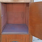 Antique Vintage Old Reclaimed Salvaged Art Deco Solid Wood Wooden Burled Walnut Waterfall Dresser Cabinet Closet Armoire Wardrobe Chifforobe
