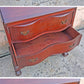 Antique Vintage Old Chippendale Mahogany Drop Slant Front Glass Secretary Desk Bookcase Cabinet Display Writing Desk Hutch Ball Claw Foot