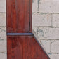 Antique Vintage Old Chippendale Mahogany Drop Slant Front Glass Secretary Desk Bookcase Cabinet Display Writing Desk Hutch Ball Claw Foot