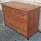 Antique Vintage Old Edwardian Farmhouse Country Colonial Revival Reclaimed Salvaged SOLID Tiger Quartersawn Oak Chest of Drawers Dresser