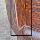Antique Vintage Reclaimed Salvaged Colonial Edwardian Quartersawn Tiger Oak Wood Wooden Sideboard Buffet Server Beveled Mirror Hutch Cabinet