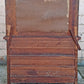Antique Vintage Reclaimed Salvaged Colonial Edwardian Quartersawn Tiger Oak Wood Wooden Sideboard Buffet Server Beveled Mirror Hutch Cabinet