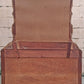 Antique Vintage Old Reclaimed Salvaged Art Deco Waterfall Solid Wood Wooden Walnut Bedroom Dresser Chest of Drawers 3 Drawer Mirror Vanity
