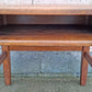 Antique Vintage Country Primitive Small Solid Wood Childrens Student Desk Schoolhouse Table Shelf Educational Historic Classroom Memorabilia