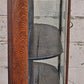 Antique Vintage Victorian Queen Anne Solid Wood Wooden Tiger Oak Curved Glass Bow Front China Cabinet Display Curio Case Door Furniture
