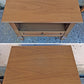 Pair Matching Vintage Mid Century Traditional Drexel Anniversary Solid Wood Oak Wooden Storage Bedroom Set Nightstands Bedside Cabinets