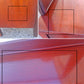Antique Vintage Old Colonial Federal Dixie Solid Mahogany Wooden Bowed Curved Bow Front Dresser Credenza Cabinet Chest Mirror Bedroom Vanity