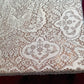 Vintage Off White Lace Cotton Rectangle Tablecloth Table Cover 52" W x 66" L
