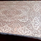 Vintage Off White Lace Cotton Rectangle Tablecloth Table Cover 52" W x 66" L