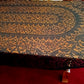 Vintage Elegant Cotton Black Lace Oblong/Rectangle Long Tablecloth Floral Medallion Scallop Finish Edge Good Quality 60”W x 102”L–NOS