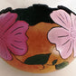 Handmade Large Gourd Planter Colorful Floral Hand Painted Plant Flowers Display Stand Hand carved Bowl Gourd Art Home Décor 11.5” D-NOS