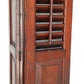 Antique Old Reclaimed Salvaged Rare SOLID Wood Wooden Interior Window Shutter Bifold 2 Panels Country Rustic Décor -AS IS