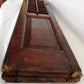 Antique Old Reclaimed Salvaged Rare SOLID Wood Wooden Interior Window Shutter Bifold 2 Panels Country Rustic Décor -AS IS