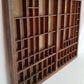 Antique Printers Tray Letterpress Drawer Shadow Wooden Box 82 Cubbies/Compartments Display Collectible Wall Hanging Knick Knack Shelf Crafts