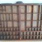 Antique Printers Tray Letterpress Drawer Shadow Wooden Box 82 Cubbies/Compartments Display Collectible Wall Hanging Knick Knack Shelf Crafts