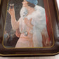 Vintage 1973 Coca Cola Party Girl Flapper Lithograph Metal Serving Tray Reproduction 1925 Coke Advertising Collectible Tray