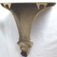 Vintage Solid Brass Wall Mount Classic Style Shelf Display One Tier Wide Ledge Heavy Brass Decorative Wall Sconce Shelf