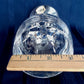 Vintage Set of 4 Wine Water Goblets Evora Atlantis Hand Blown and Cut Full Lead Heavy Clear Crystal Barware - Made in Portugal - NOS –NIB