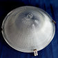 Vintage Holophane Pat.No. 61906 Clear Glass Lampshade Art Deco Ribbed Design Domed Shade for Ceiling Light Fixture Part 10" Fitter