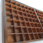 Antique Hamilton Printer Tray Letterpress Drawer Wooden Box 98 Square Cubbies/Compartments Primitive Shelf Display Jewelry Crafts Rustic
