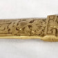 Vintage Solid Brass Letter Opener Dragon Lion Motifs Decorative Mail Opener Desk Accessory 9" Long