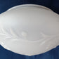 Vintage Replacement Lamp Shade Ceiling Wall Fixture Frosted Glass 3D Grapes and Vines Design Domed Globe Cover Light 6" Fitter