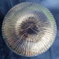VTG Clear Glass Lampshade Ribbed Holophane Style Flush Mount Ceiling Fan Sconce Replacement Globe Medium Size Cover Light 3.25" Fitter-NOS