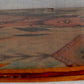 Vintage Large Oval Lacquered Wood Slab Plaque Young Woman Native American Indian Wall Hanging Portrait Wood Art Southwestern Decor 19” Tall