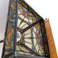 Vintage Mini Pendant Kichler K-65129 Tiffany Style-Stained Glass Slag Lampshade Canopy Retro Ceiling Hanging Lamp Fixture 26” Tall