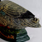 Vintage Cast Iron Hand Painted Mallard Duck Shaped Door Stop Bookend Colorful Metalware Cabin Man Cave Farmhouse Kitchen Décor