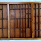 Antique Hamilton Printer Tray Letterpress Drawer Wooden Box 89 Cubbies/Compartments Primitive Shelf Display Jewelry Craft Collectible Rustic