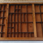 Antique Hamilton Printer Tray Letterpress Drawer Wooden Box 89 Cubbies/Compartments Primitive Shelf Display Jewelry Craft Collectible Rustic