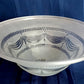 Vintage Torchiere Lampshade Victorian Style Frosted Clear Embossed Swag Motif Glass Ceiling Fixture Pendant Replacement Globe Shade 13” D