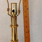 Vintage Solid Brass Stiffel Table Desk Lamp Tulip Design Model 5553 Hollywood Regency 3 Way Switch Harp and Finial - Made in USA