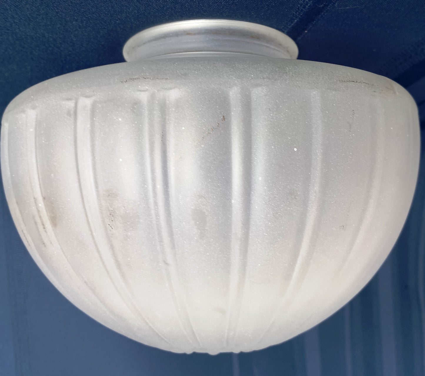 Vintage Frosted Glass Lampshade for Light Fixture Pendant Wall Sconces Replacement Globe 3.25” Fitter
