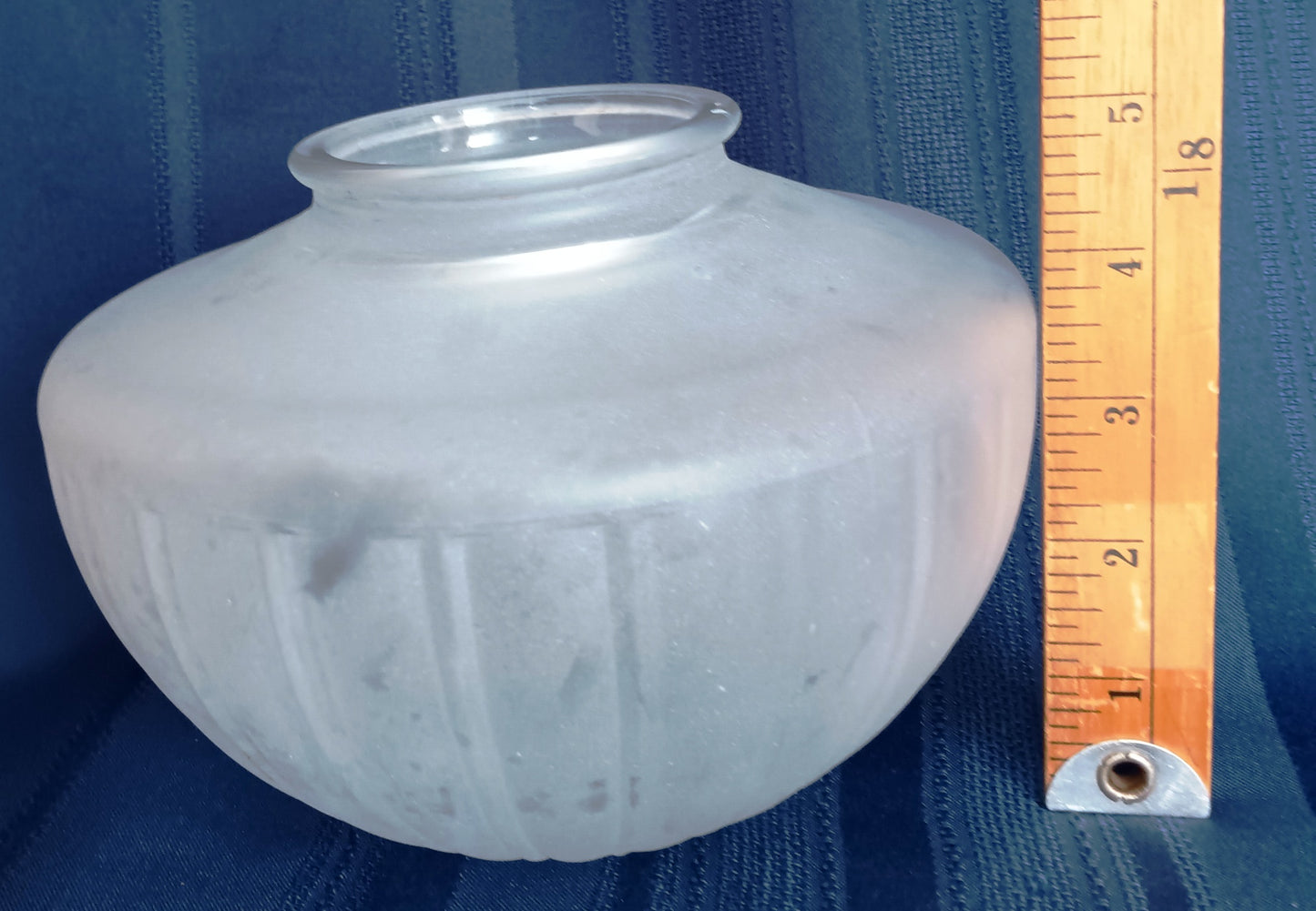 Vintage Frosted Glass Lampshade for Light Fixture Pendant Wall Sconces Replacement Globe 3.25” Fitter