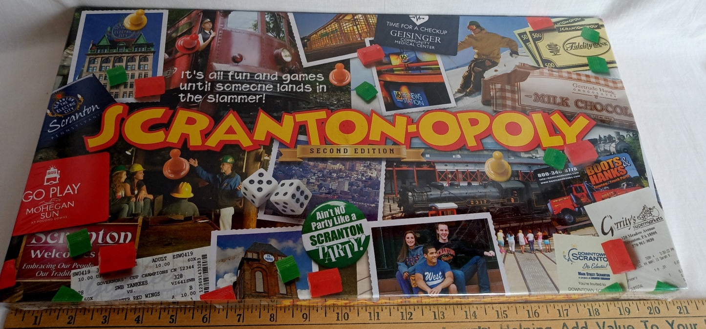 Scranton-opoly Second Edition Sealed Board Game NIB 2012