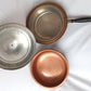 Vintage Copper Brass Double Boiler Food Warmer Buffet Chafing Dish Set w/ Burner - Copperware