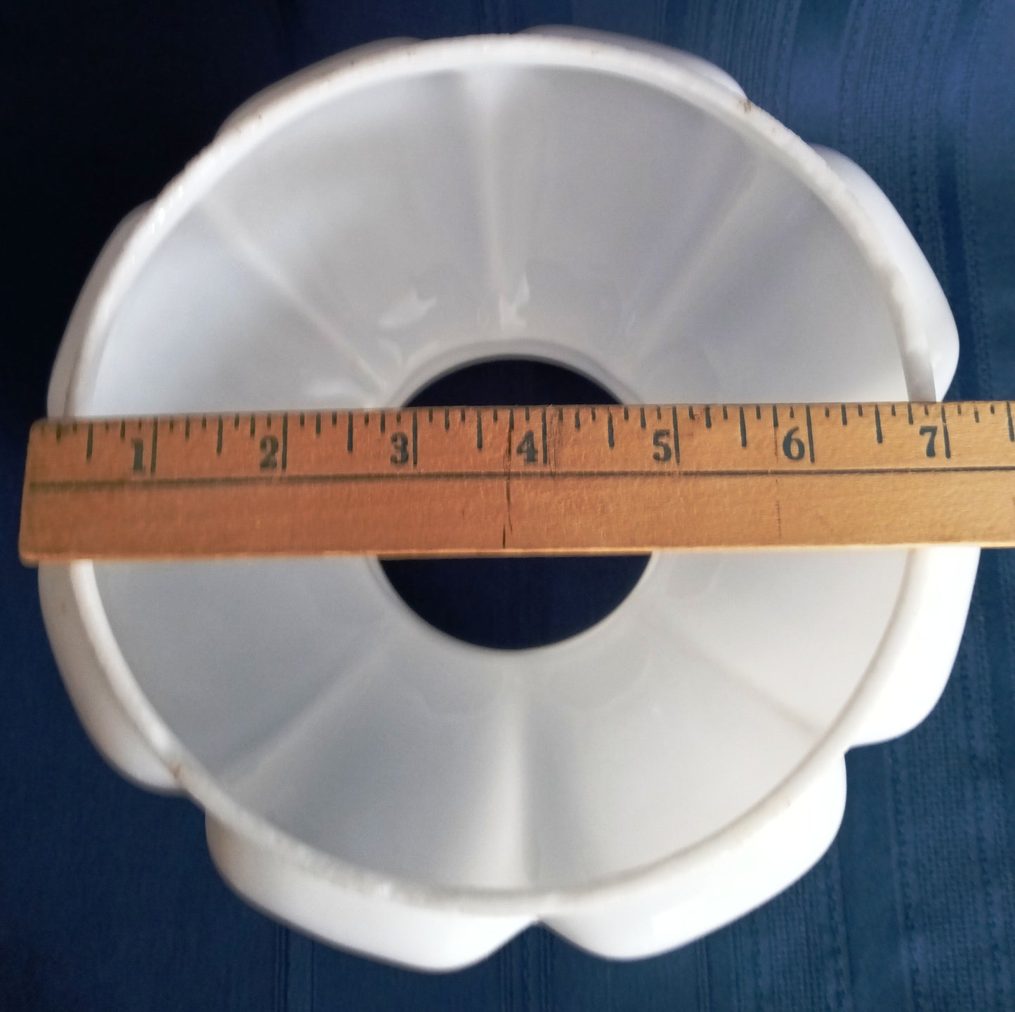 Vintage Milk Glass Table Lamp Melon Style Body and Globe Crimp Top Student Parlor Dresser Desk White Lamp