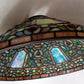 Vintage Tiffany Style Quoizel Collectible Table Floor Pendant Lampshade Slag-Stained Glass Replacement Globe 14” D