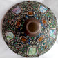 Vintage Tiffany Style Quoizel Collectible Table Floor Pendant Lampshade Slag-Stained Glass Replacement Globe 14” D