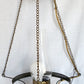 Vintage Quoizel Abigail Adams Swag Hanging Chandelier Brass Lamp 3 Way Blue Poppy Design Large Hurricane Shade Clear Glass Chimney Spotlight
