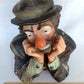 Vintage Emmett Kelly Jr. Chalkware Plaster Figurine Hobo Sad Clown Bust “Why me? "Signed EKJ Standalone Sculpture Pottery