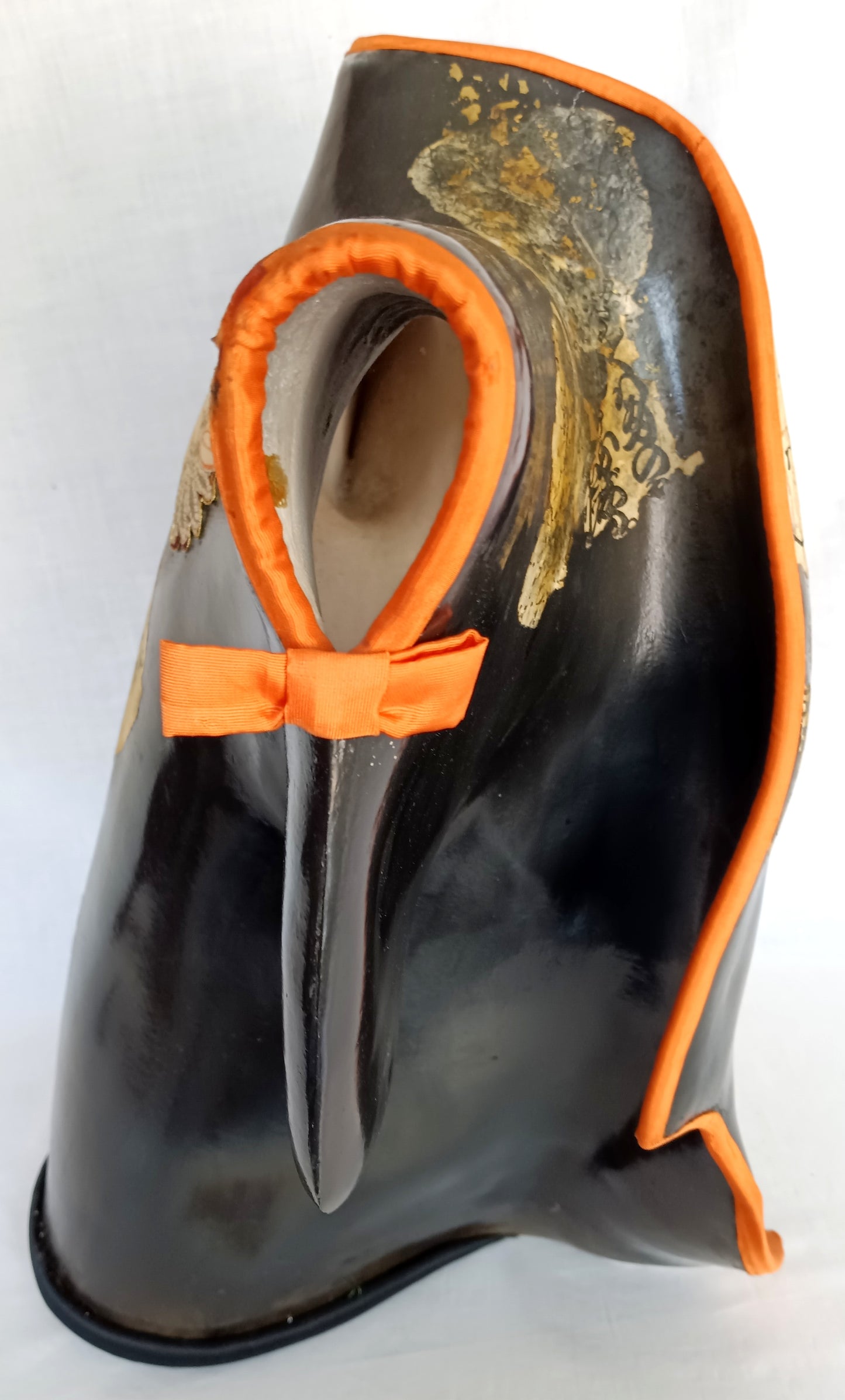 Vintage Biomorphic Art Ceramic Standalone Pottery Sculpture of a Kimono Seal Mark Likely Etsuko Sakimura Artist