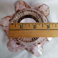 Vintage Fenton Glass Amethyst Glass Cabbage Rose Replacement Lamp Shade Ruffled Top Light Cover for Fairy Lamps