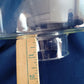 Vintage Clear Glass Mushroom Style Hurricane Lampshade Replacement Ball Chimney Globe Oil Kerosene Student Lamp-NOS